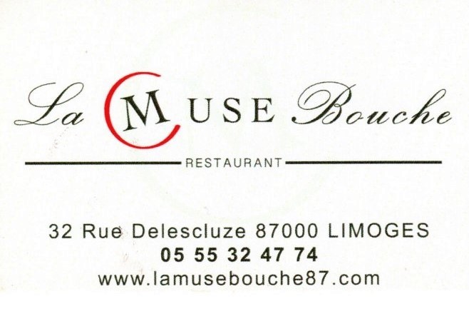 Restaurant la Muse bouche